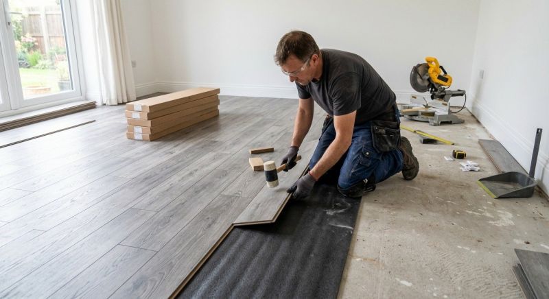 Laminate Floor Remodeling in Fredericksburg, VA