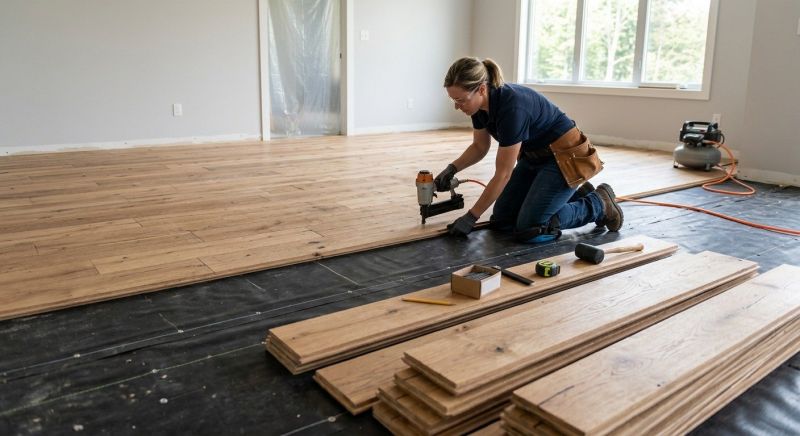 Wide Plank Floor Installation in Phoenix, AZ