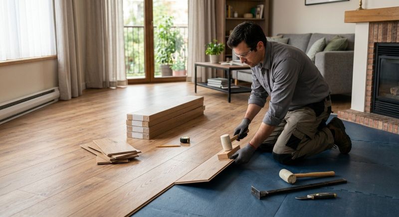 Laminate Floor Installation in Fredericksburg, VA
