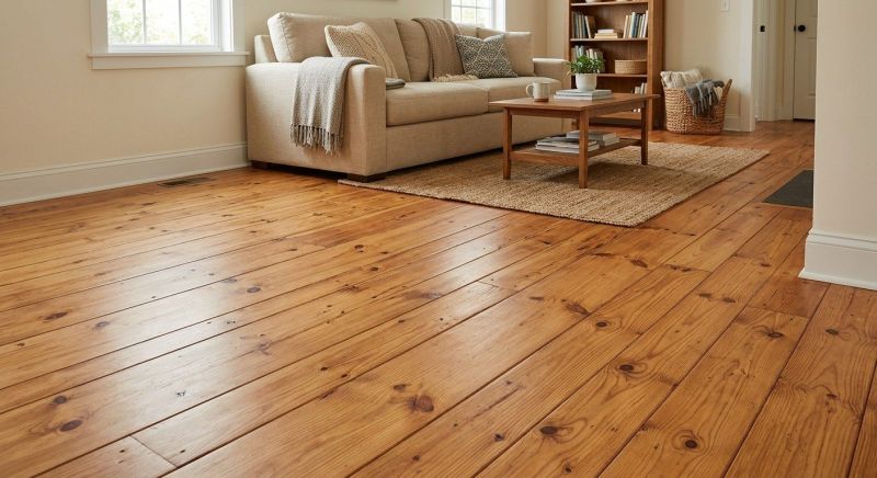 Pine Floor Installation in Austin, TX