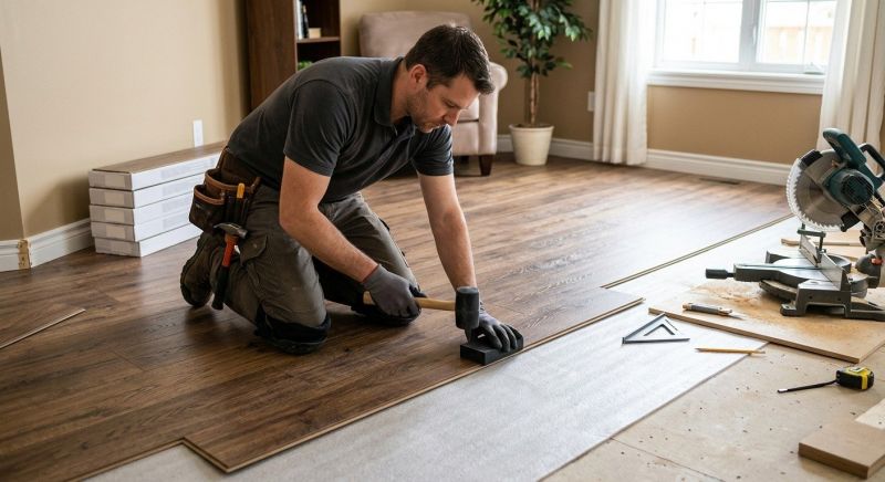 Plank Laminate Installation in Loudoun County, VA