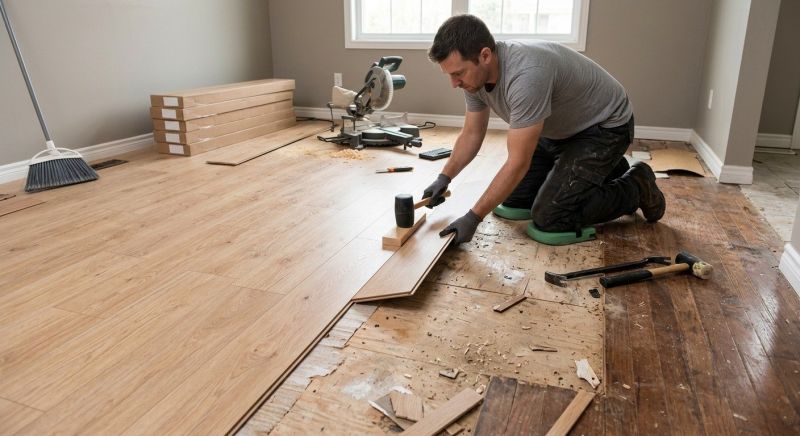 Plank Laminate Installation in Fredericksburg, VA