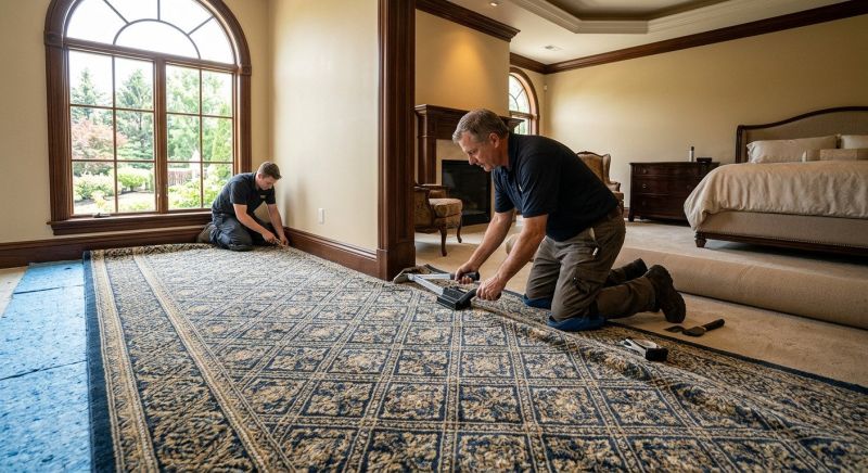 Plush Carpet Installation in Monmouth County, NJ