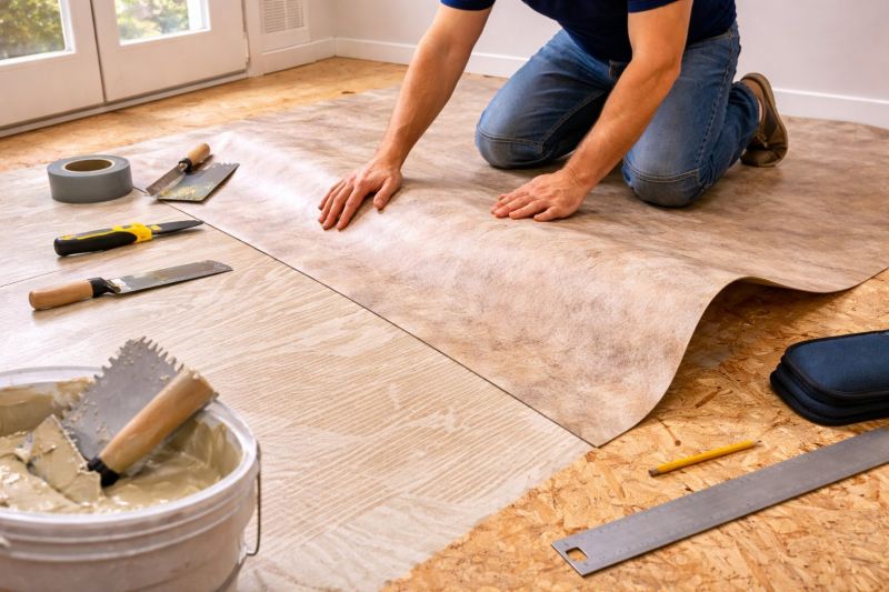Sheet Flooring Installation in Boerne, TX