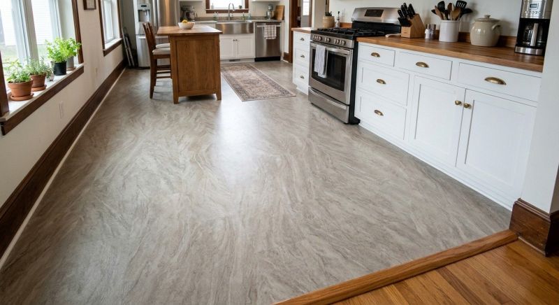 Sheet Linoleum Installation in Loudoun County, VA