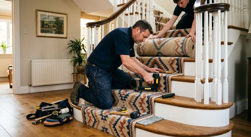 Stair Carpet Replacement in Monmouth County, NJ